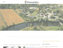 Tablet Screenshot of pomarkku.fi